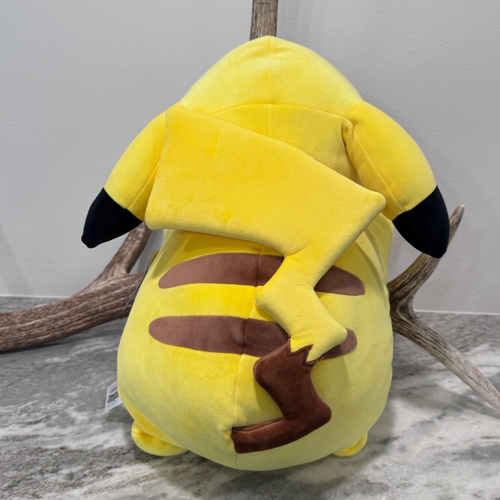 Pokemon Pikachu Sleeping Plush 18" Jazwares PKW4279 Yellow Stuffed Animal NWT - Picture 8 of 10